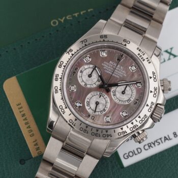 Rolex Daytona 116509 Gold Crystal MOP Diamond Dial