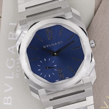Bulgari Octo Finisimo Blue Dial 103431 NEW