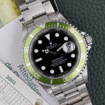 Rolex Submariner 16610LV Fat Four F1 Full Set