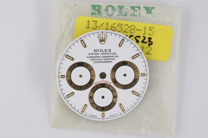 Rolex Daytona Zenith 16523 16528 White Tritium Dial