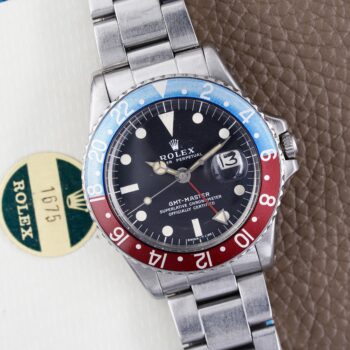 Rolex GMT-Master 1675 MK2 Pepsi Faded Bezel Full Set 1972