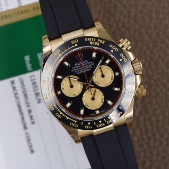Rolex Daytona 116518LN Black Newman Dial New Full Stickers