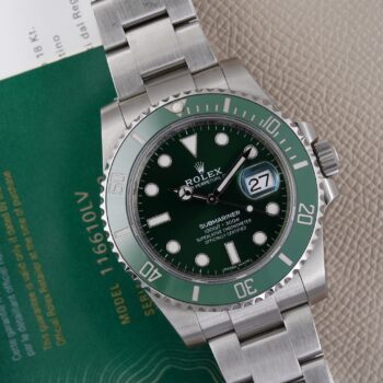 Rolex Submariner 116610LV Hulk Like New 2020