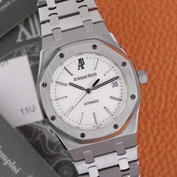 Audemars Piguet Royal Oak 15300ST White Dial Full Set + AP Service 2022