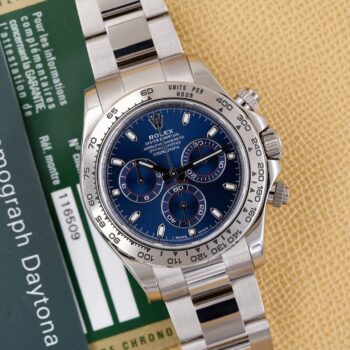 Rolex Daytona 116509 Blue Dial Full Set