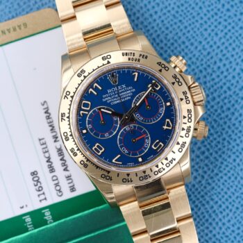 Rolex Daytona 116508 Blue Dial Full Set Excellent Condition