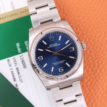 Rolex Oyster Perpetual 116000 Blue Dial NEW