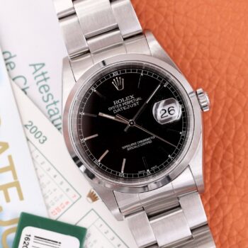 Rolex Datejust 16200 Black Dial Full Set