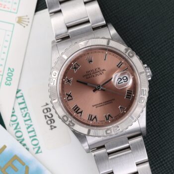 Rolex Datejust Turn-O-Graph 16264 Salmon Dial Full Set