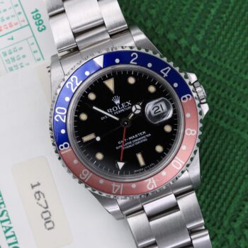 Rolex GMT-Master 16700 Pepsi Faded Full Set