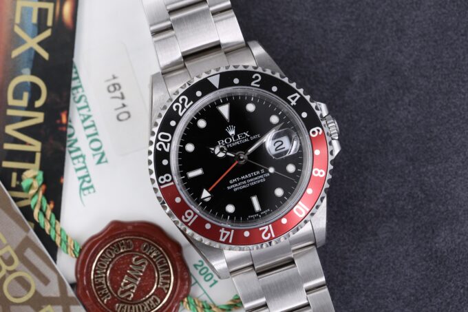 Rolex GMT-Master II 16710 NOS Full Stickers NEW 2001