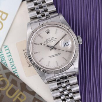 Rolex Datejust 16234 Silver Dial Jubilee Full Set