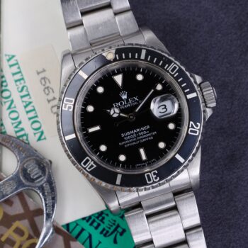 Rolex Submariner 16610 Tritium Dial Unpolished Full Set