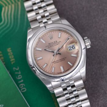 Rolex Datejust 279160 Rose Dial Jubilee Full Set