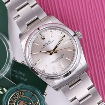 Rolex Oyster Perpetual 34 124200 Silver Dial 2025
