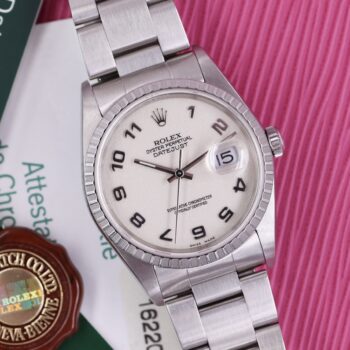 Rolex Datejust 16220 Computer Dial Full Set Excellent Condition