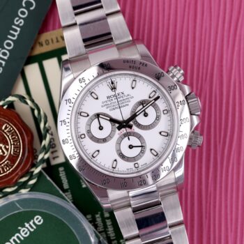 Rolex Daytona 116520 G Series Full Set White Dial Excellent Condition