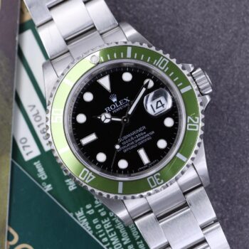 Rolex Submariner Kermit 16610LV Bertolli Bezel Full Set Unpolished 2009