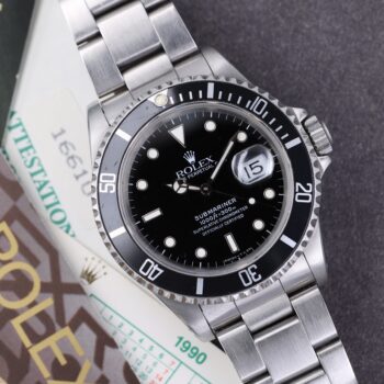 Rolex Submariner 16610 Unpolished Tritium Dial Full Set 1990