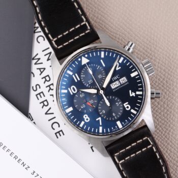 IWC Pilot Chronograph IW377714 Full Set Excellent Condition 2020