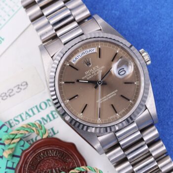 Rolex Day-Date 18239 Ghost Dial Full Set Unpolished 1990
