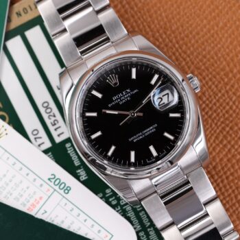 Rolex Oyster Perpetual Date 115200 Full Set + Astrua Set