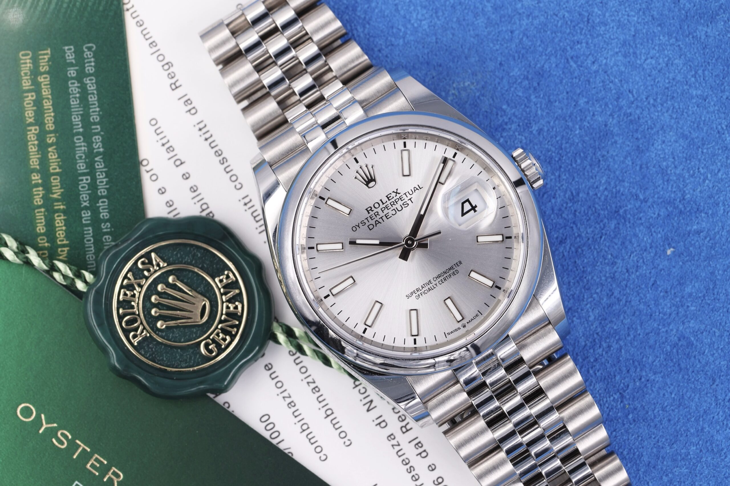 Rolex Datejust 126200 Silver Dial Jubilee 2022 Rolex Datejust 126200 Silver Dial Jubilee 2022