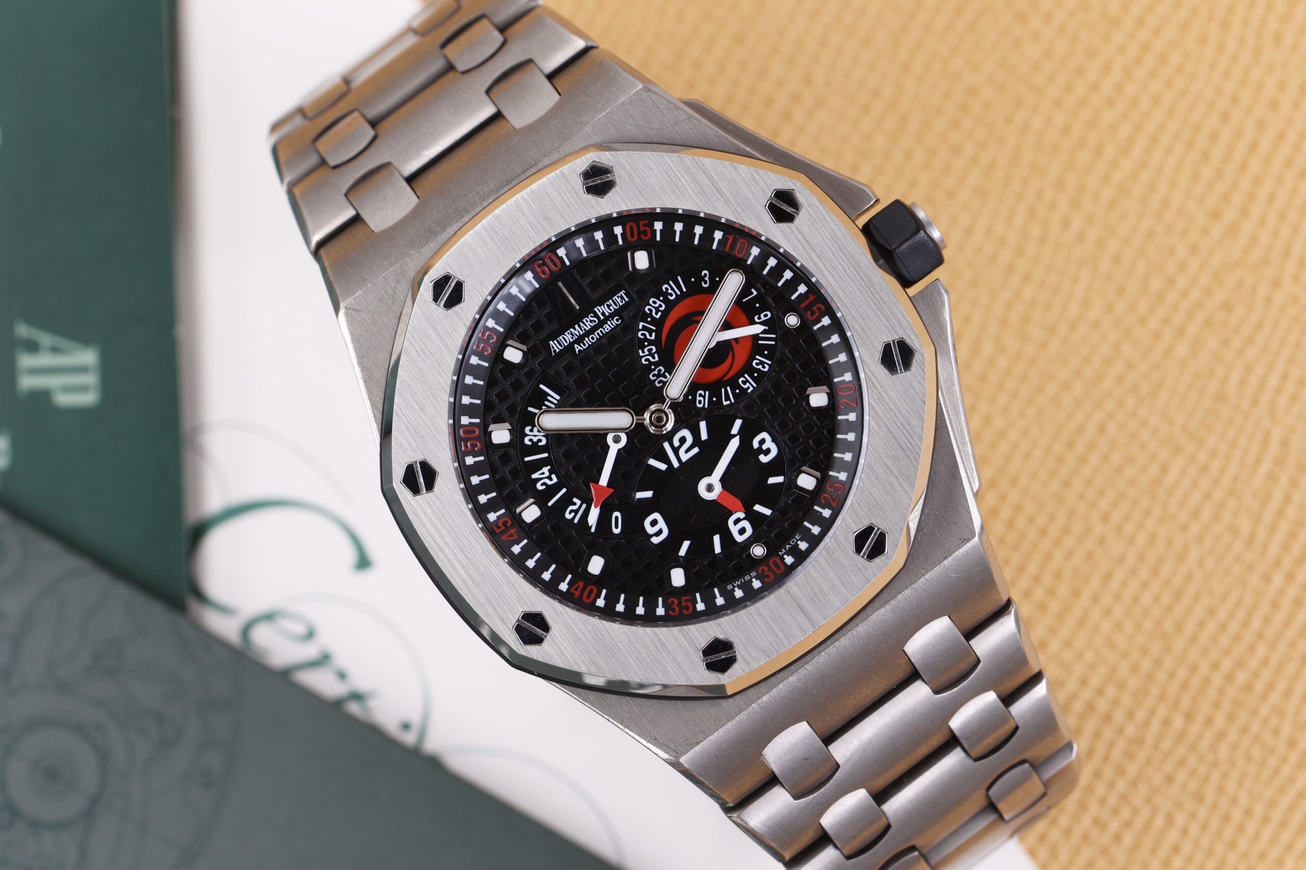 Audemars Piguet Royal Oak Offshore Alinghi Cup 25995IP Box Numbered Certificate Audemars Piguet Royal Oak Offshore Alinghi Cup 25995IP Box Numbered Certificate