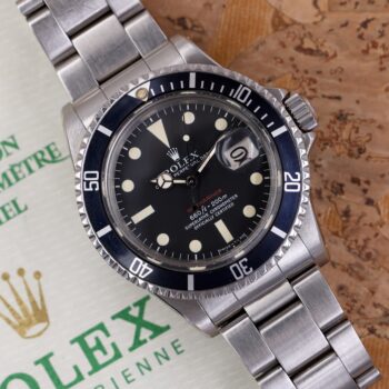 Rolex Submariner 1680 Red MK5 Box & Paper 1975