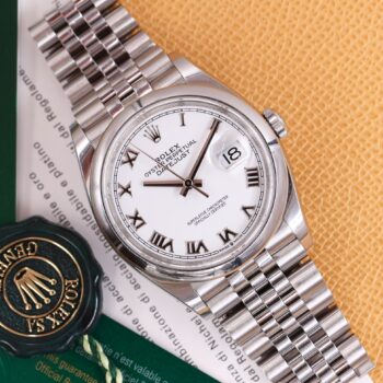Rolex Datejust 126200 Jubilee White Roman Dial 2021 Full Set