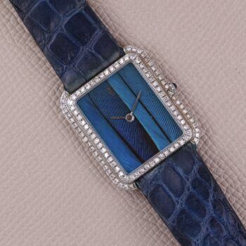 Corum Peacock 27218 White Gold Diamond Bezel & Case