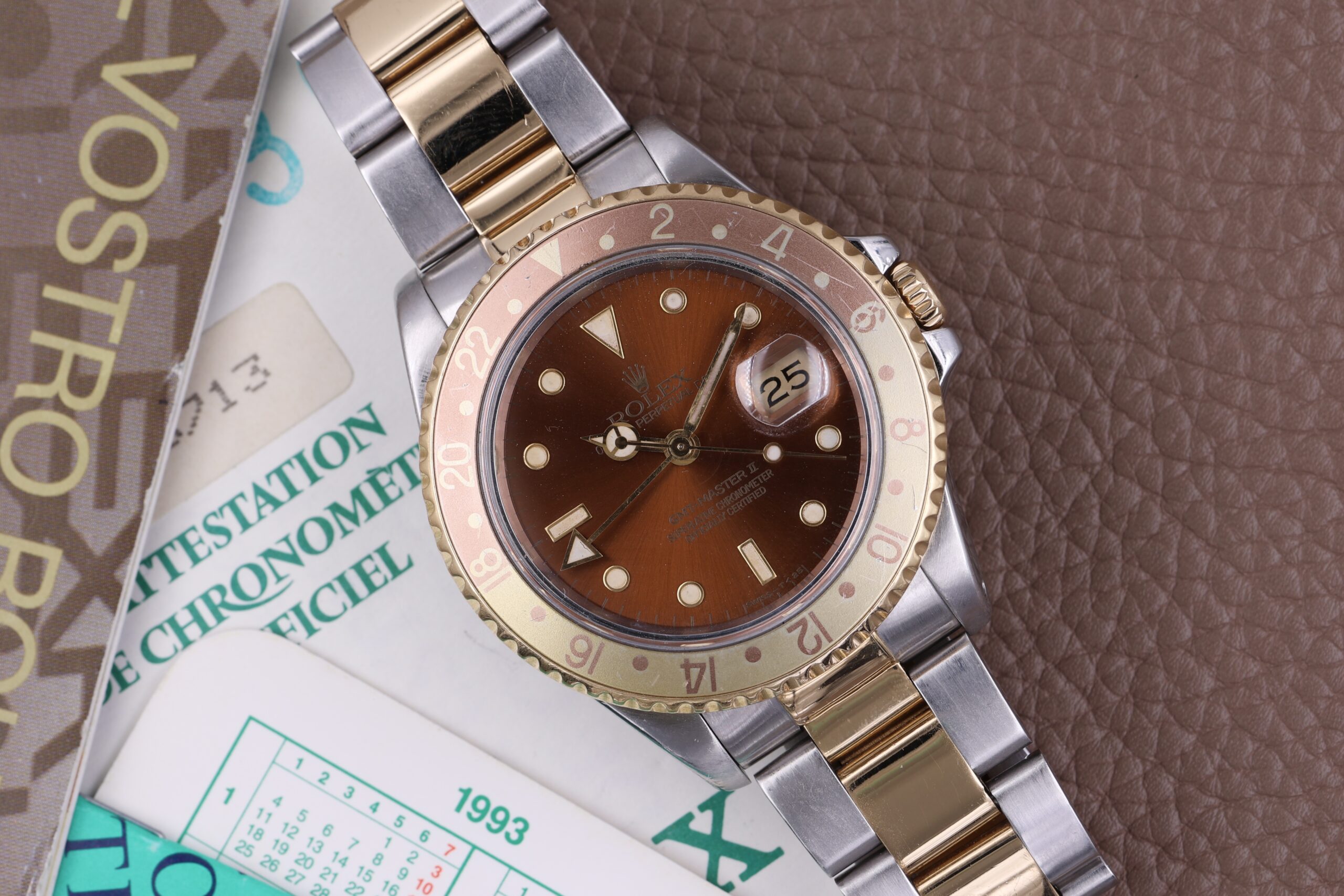 Rolex GMT-Master 16713 Tiger Eye Full Set Rolex GMT-Master 16713 Tiger Eye Full Set