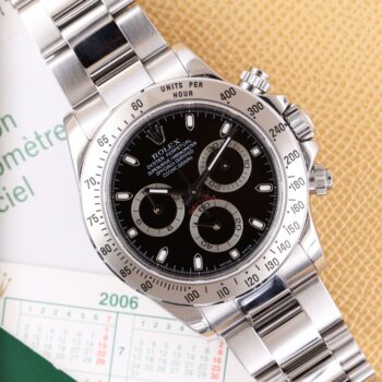 Rolex Daytona 116520 Black Dial Full Set Excellent Condition 2006