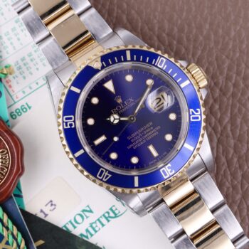 Rolex Submariner 16613 Purple Dial Full Set 1989