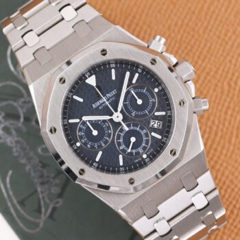 Audemars Piguet Royal Chrono 25860 Blue Dial 03 Box & Paper 2003