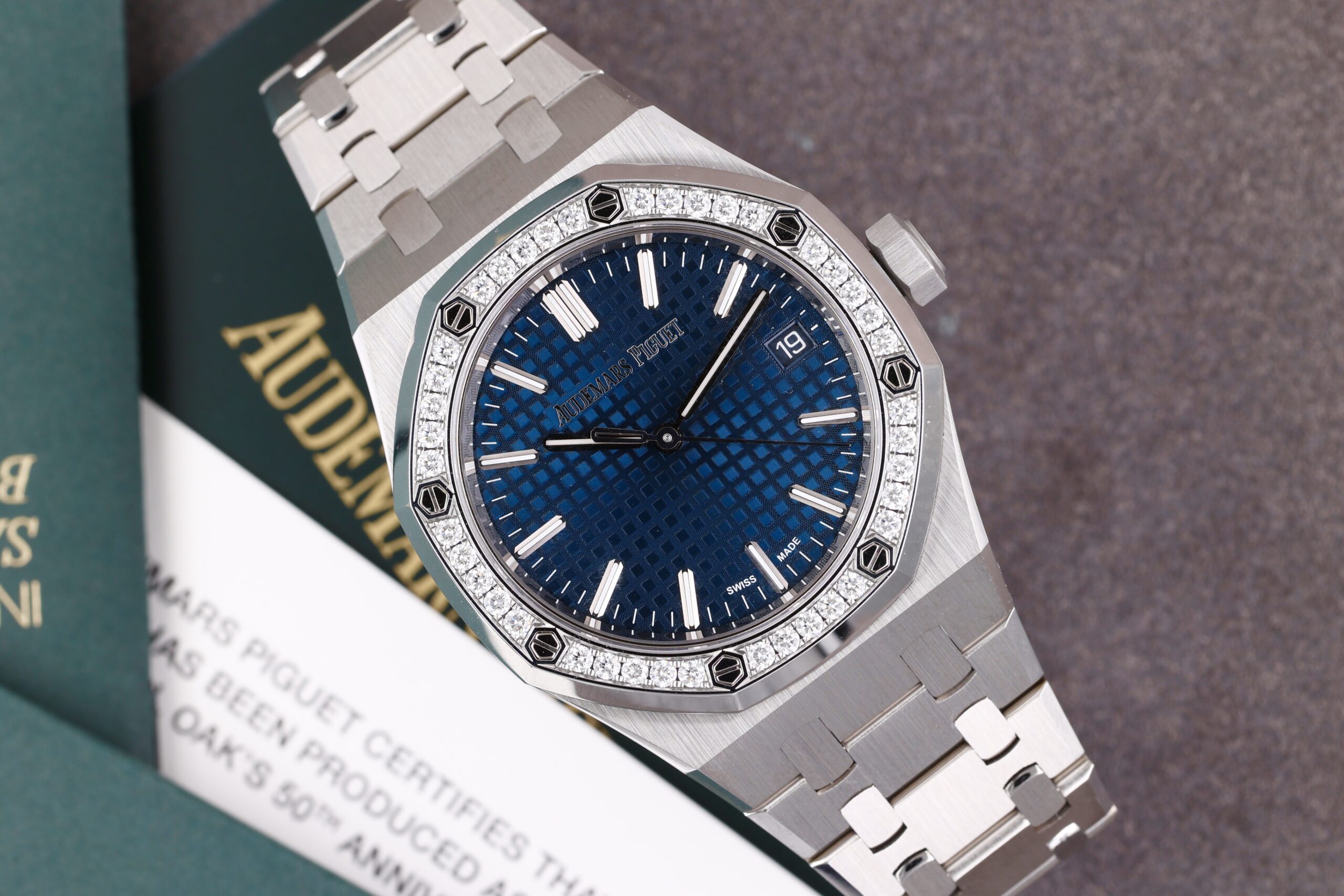 Audemars Piguet Royal Oak 15551ST 50th Anniversary NEW 2022 Blue Dial Audemars Piguet Royal Oak 15551ST 50th Anniversary NEW 2022 Blue Dial