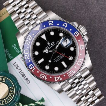 Rolex GMT-Master II 126710BLRO Pepsi Jubilee NEW Full Stickers MK1 Bezel 2018