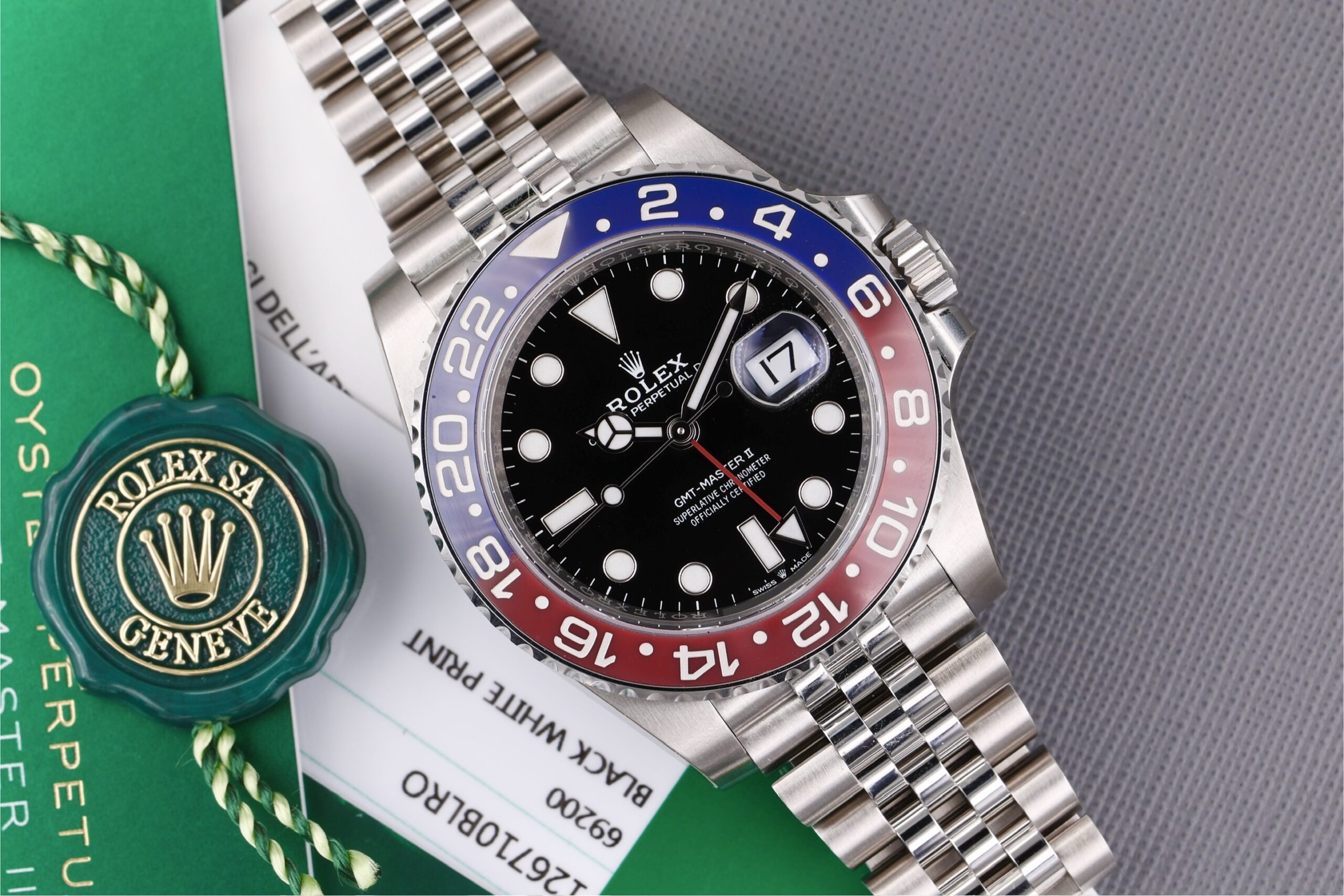 Rolex GMT-Master II 126710BLRO Pepsi Jubilee NEW Full Stickers 2018 Rolex GMT-Master II 126710BLRO Pepsi Jubilee NEW Full Stickers 2018