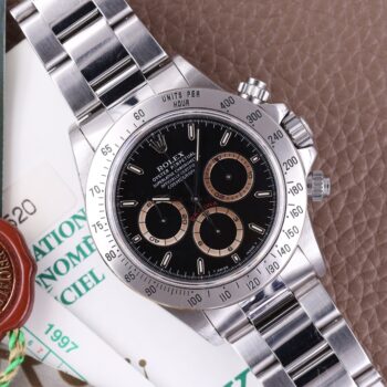 Rolex Daytona 16520 Patrizzi Dial T Serial Full Set Unpolished 1997