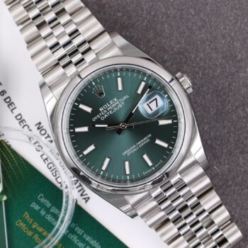 Rolex Datejust 126200 Jubilee Green Dial NEW 2025
