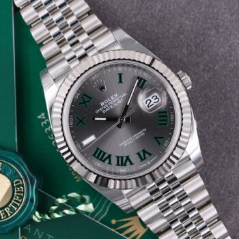 Rolex Datejust 41 16334 Jubilee Wimbledon Dial NEW 2023
