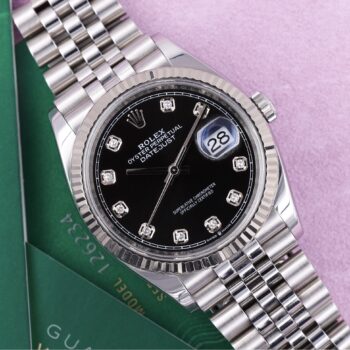 Rolex Datejust 126234 Black Diamond Dial Jubilee 2020
