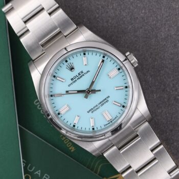 Rolex Oyster Perpetual 126000 Tiffany Dial Full Set 2024