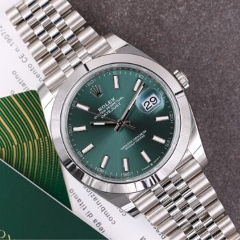 Rolex Datejust 126300 Jubilee Mint Green Dial NEW 2025