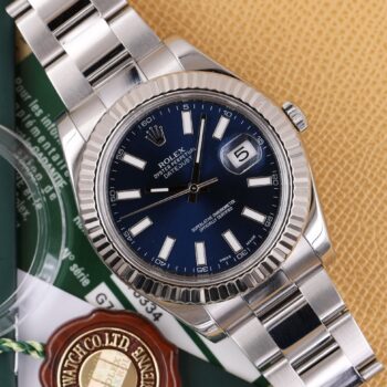 Rolex Datejust II 116334 Blue Dial Full Set 2012 Service Rolex 2025