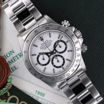 Rolex Daytona 16520 White Dial Full Set 1998