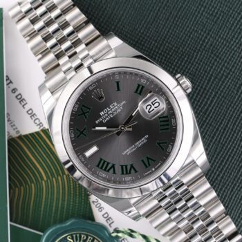 Rolex Datejust 126300 Jubilee Wimbledon Dial NEW 2024
