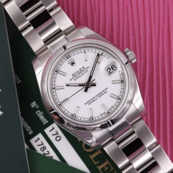 Rolex Datejust 178240 White Dial Full Set 2012