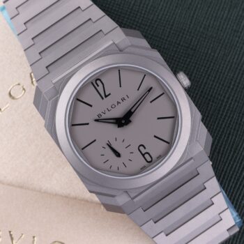 Bulgari Octo Finissimo Titanium 37 mm 104089 NEW Stickers 2026