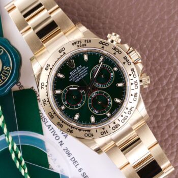 Rolex Daytona 116508 John Mayer Green Dial NEW Stickers 2023
